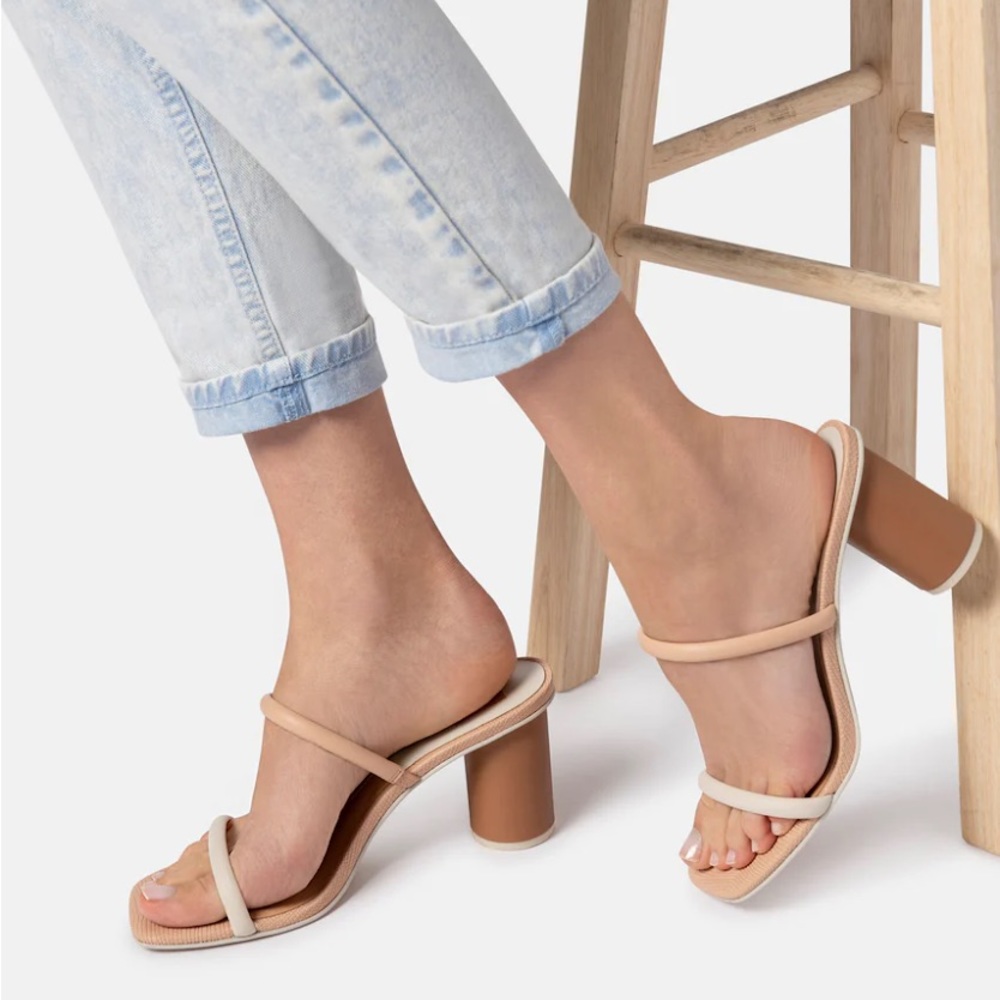 Dolce Vita Noles Heels Natural White Stella
